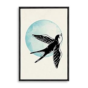 signwin Framed Canvas Wall Art Modern Geometric Pattern...