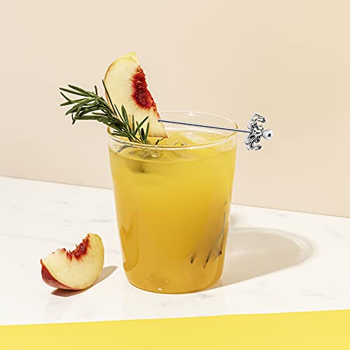 Homestia Cocktail Toothpicks Stainless Steel Animal Fancy Picks Reusable Garnish Skewers