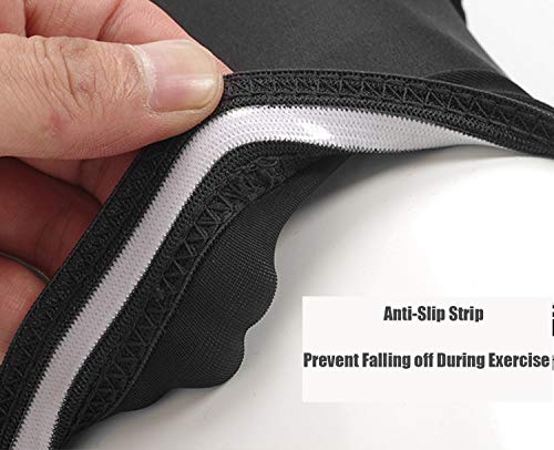 Sports Honeycomb Compression Elbow Pads Guards Protective Gear for Basketball, Baseball, Football, Volleyball, Wrestling, Cycling. for Kids/Youth(6-12 Years) (L)