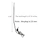 Replacement Temperature Thermometer Meat BBQ Grill Probe Stainless Steel Probes Food Probe For Wireless Digital Thermometer for Cooking, Barbecue/BBQ Grill, Oven, Baking, Roast, Pre-set Temperature