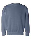 Comfort Colors 1566 9.5 oz. Garment-Dyed Fleece Crew - BLUE JEAN - L