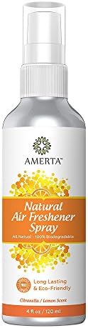 AMERTA Organic All Natural Air Freshener Spray for Home and Car - Deodorizer - Household Pest Repellent