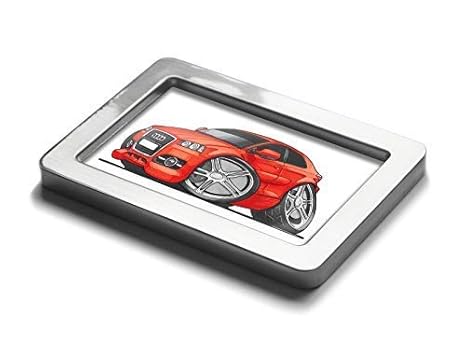 Koolart - Imán para Nevera de Metal con diseño de Audi A3, Rojo ...