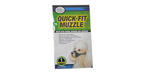 four paws quick fit dog muzzle
