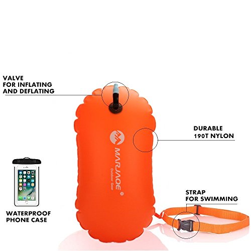 Jansite Swim Bubble for Open Water Swimming Buoy