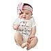 Baby Clothes Newborn Baby Boys Girls Short Sleeve Letter Print Romper Jumpsuit