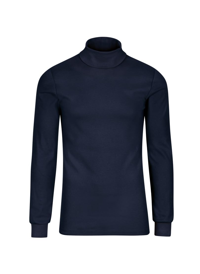 Trigema Women's Damen Langarm Ski/Sport-Rolli Jumper, Blue-Blau (Blau 046), 10