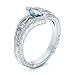 Hithop Premium Quality Women's 925 Sterling Silver Crystal Filled Round Shape Ring Jewelry Blue,9