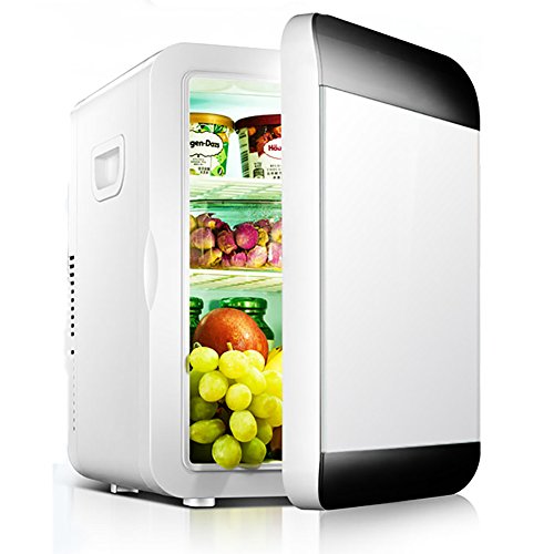 DULPLAY Car Mini fridge,Cooler and warmer - 20 liter For home Office Car Dorm or boat CompACt & portable AC & DC power cords-A 41x33x28.5cm(16x13x11inch)