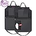 Oowap Kick Mats - Premium Quality Car Seat Protector - Guaranteed Waterproof Protection - Seat Back Covers - Backseat Organizer with 10