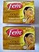 2 FEM Herbal Gold Cream Bleach Wt Real Gold Golden Glow Natural Fairness 26g X 2 by Fem