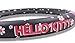 Finex Hello Kitty Car Steering Wheel Cover - Flowers Black - Universal Fit Auto Accessories