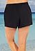 swimsuitsforall Women's Plus Size Chlorine Resistant Cargo Short 18 Black