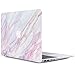 iDOO Soft Touch Hard Plastic Matte Case for MacBook Air 13 inch Model A1369 and A1466 - Pink Marble