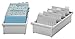 HAN 957-0-11, Card Index Tray A7 Landscape. Innovative, Attractive Design Holds 1,300 Cards, Supplied with 2 Support Plates with Clear File Clips, Light-Grey