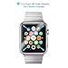Apple Watch 38mm Screen Protector [Full Screen Coverage][Case Friendly], Curvologys S+Shield Apple Watch 38mm (Series 1/2) Anti-Fingerprint Scratch-proof Ultra HD Film - Lifetime Replacements (2-Pack)