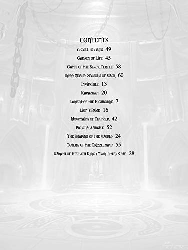 World of warcraft: anthology: Piano Solos/Piano/Vocal - Image 4