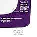 King Sheets Set 6 Piece - Includes 4 Pillowcases - Bed Sheets King Size - Soft Hotel Luxury Bedding - Cooling, Comfy, Fade Free & Breathable - 1 Flat, 1 Fitted & 4 Pillowcases w/ Deep Pockets - Purple
