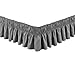 Grand Linen Wrap Around GREY Ruffled Elastic Solid Bed Skirt Fits both QUEEN, KING and CAL KING size bedding High Thread Count 14 inch fall Microfiber Dust Ruffle, Silky Soft & Wrinkle Free.