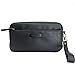 Leather Trave Toiletry Bag Dopp Kit for Men with Roomy Pockets