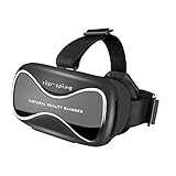 Top-spring 3D VR Glasses, Lightweight Virtual Reality VR Box Viewing Glasses for iPhone & Android Smartphones ( Compatible up to 600° of Nearsightedness)