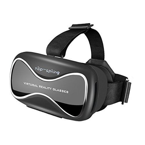 UPC 728350978038, Top-spring 3D VR Glasses, Lightweight Virtual Reality VR Box Viewing Glasses for iPhone &amp; Android Smartphones ( Compatible up to 600° of Nearsightedness)