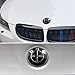 BMW Emblems Hood and Trunk, 82mm + 74mm Black BMW Logo Replacement for ALL Models BMW E46 E30 E36 E34 E38 E39 E60 E65 E90 325i 328i X3 X5 X6 1 3 5 6 7 (74MM+82MM)