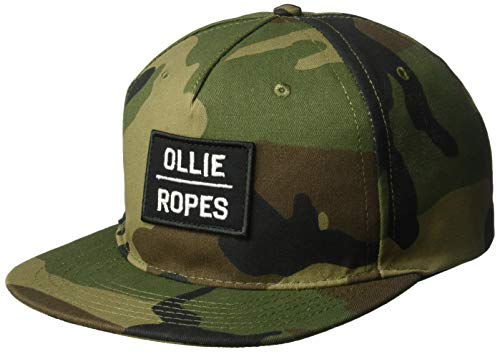 Rome Snowboards Graphic Snowboarding Logo Cap, Ollie Ropes Camo, One Size