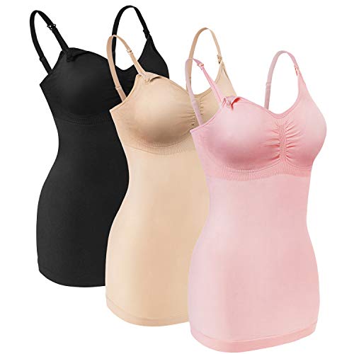 sleep tank top with built in bra