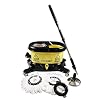 Draagbare keukenvloerreinigingswasser – Heavy Duty Microfiber Turbo Spin Mop & Bucket Set – 360 Dual Roterende Wringer…
