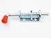 1 Pc Metal Lock Barrel Bolt Spring Loaded Latch 6.5 Inches Long w Grip Heavy Duty