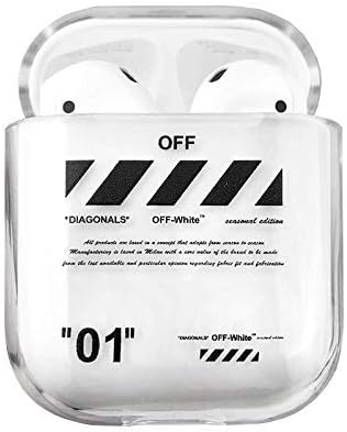 Airpods Case Protective Cover (Front LED Visible) Acrylic Compatible with Apple AirPods 2 and 1