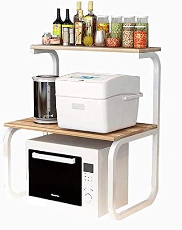 AGWa Hogar Estante de cocina Estante de microondas Estante de ...
