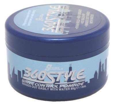 Lusters S-Curl 360 Wave Control Pomade 3 Ounce (88ml) (6 Pack)