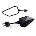 OKSTNO Black Left Right Rear View Mirrors For KAWASAKI NINJA 2008-2013 09 10 250R EX250