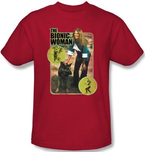 Bionic Woman - Jamie &amp; Max Men's T-Shirt, Red, XL