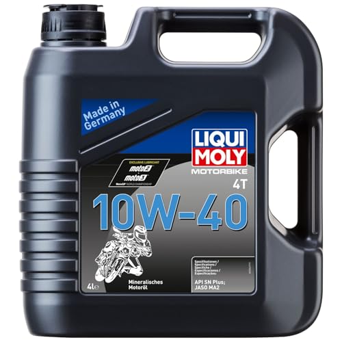 LIQUI MOLY Motorbike 4T 10W-40 | 4 L | Motorrad 4-Takt-Öl | Art.-Nr.: 3046