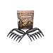 i Kito BBQ Meat Claws Pulled Pork Shredder Bear Paw, Meat Handler Carving Forks- Claw Handler Set for Pulling Brisket from Grill Smoker or Slow Cooker - Barbecue Paws (2, Black)
