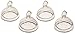 NUK Silicone Orthodontic Nipples, Size 1, Slow, 4 Pack