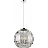 Innovations Lighting Athens Deco Swirl - 3 Light Pendant in Industrial Style-19.5 Inches Tall and 17.88 Inches Wide-Polished 