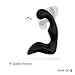 ROWAWA Prostate Massaging Toy Rechargeable and Waterproof Vibrating Butt Anal Plug Prostate Vibrator for Men, Black, 7.04 Ounce