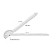 HanYan Angle Finder Both Arms Stainless Steel Protractor with 0-180 Degrees Angle10 inch,250mm, 30cm Scale Angle Finder Ruler