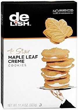 Good & Delish 4 Star Cookies, Maple Leaf 11.4 Ounces (Pack of 2)