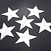 Whaline Reflective Star Paper Garland Sliver Sparkling Star Bunting Banner for Wedding Birthday Party Holiday Christmas Decorations, 52 Feet