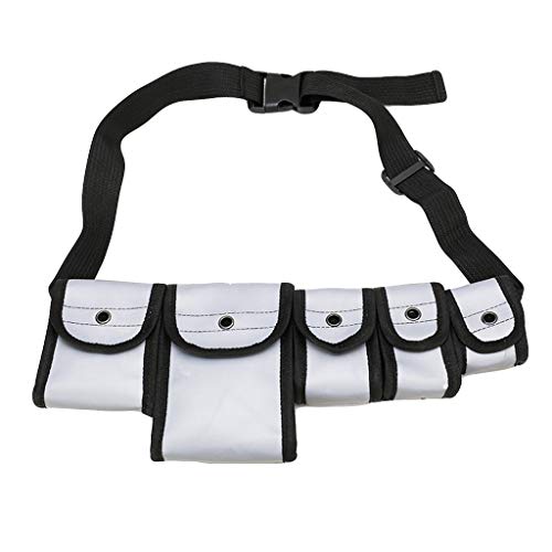 Fashion Tacticle Chest Rig,Crytech Water Resistant Luminous Multi Pocket Harness Pocket Fanny Waist Bag Phone Passport Pouch Holster Holder Vest Crossbody Shoulder Bag for Women Men (White)