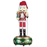 Musical Santa Christmas Nutcracker Figurine