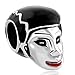 Silver Tone Light Red Sexy Lip Halloween Bride of Frankenstein Bead Fits Pandora Bracelet