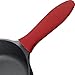 10.25 Inch Pre-Seasoned Cast Iron Skillet with Silicone Hot Handle Holder - Utopia Kitchen