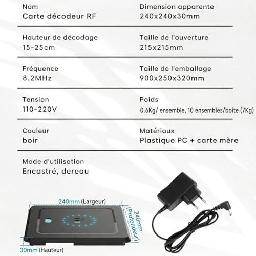 Desactivador EAS 8.2 MHz para equipos antirrobo – Máquina de desactivación compatible Checkpoint para etiquetas de seguridad en la tienda