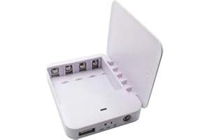 USB 4 AA Battery Emergency Charger Power Bank Case for Cell Phone